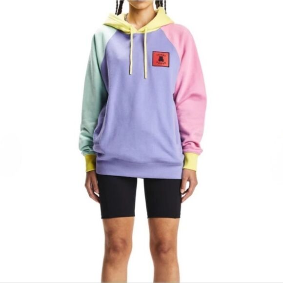 Teddy Fresh Unisex Iconic Color Block Hoodie 2.0 Sweatshirt Pastel - Picture 6 of 16